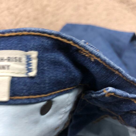 MADEWELL 10" High Rise Skinny Jeans Button Fly Size 27 Frayed Hems - Picture 8 of 8